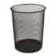 Kosz na śmieci Q-CONNECT Office Set, metalowy, 19l, czarny