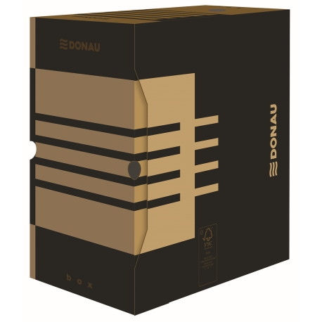 Pudło archiwizacyjne DONAU, karton, A4/155mm, brązowe