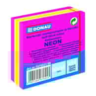 Mini kostka samoprzylepna DONAU, 50x50mm, 1x250 kart., neon-pastel, mix różowy