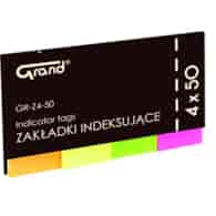 Zakładki indeksujace GRAND GR-Z4-50 flagi 50x20 mm