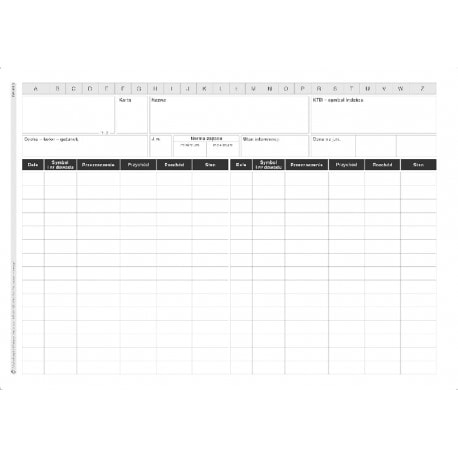 KM Kartoteka magazynowa (a`50)