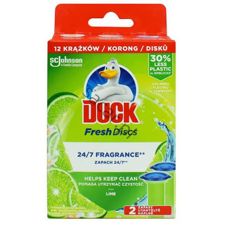 WC krążek żelowy DUCK Lime 2szt