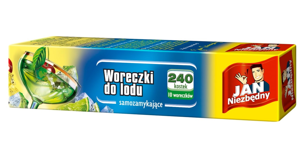 Jan Niezbędny Woreczki do lodu pudełko 240szt