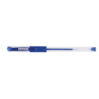 DŁUGOPIS ŻELOWY OFFICE PRODUCTS, GUMOWY UCHWYT, 0,5MM, NIEBIESKI