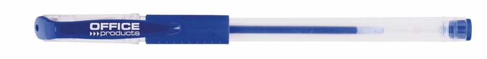 DŁUGOPIS ŻELOWY OFFICE PRODUCTS, GUMOWY UCHWYT, 0,5MM, NIEBIESKI
