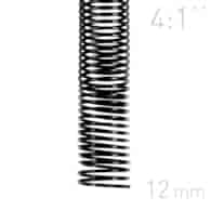 Grzbiet do bindownic 12mm 100 czarne spirala O Coil OPUS