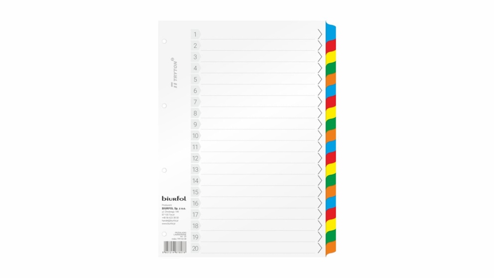 PRZEKŁADKI LAMINOWANE A4 - 20