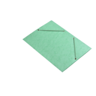 Teczka preszpanowa A4 z gumką na rogach, j.zielona KBK