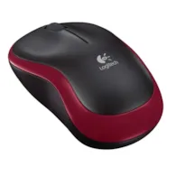 Mysz LOGITECH  bezprzew  M185 czerwono-czarna