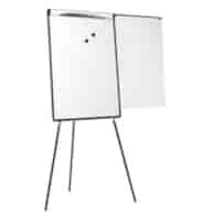 Flipchart na trójnogu BI-OFFICE, 70x100cm, tablica suchoś.-magn., z wyciąganymi ramionami