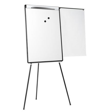 Flipchart na trójnogu BI-OFFICE, 70x100cm, tablica suchoś.-magn., z wyciąganymi ramionami