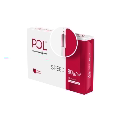 Papier ksero biały A4/80g 500 arkuszy IP POLspeed
