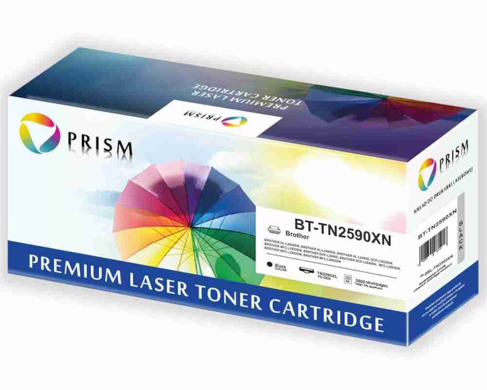 PRISM Brother Toner TN-2590XL Black 3K 100% New