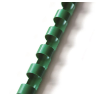 Grzbiety plastikowe 12,5mm 100 zielony ARGO - standardowe opakowania 100 szt/op