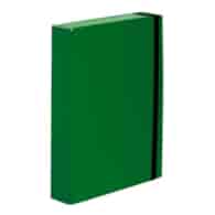Teczka z gumką BOX CARIBIC zielona 5cm 341/06 VAUPE