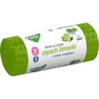 Worki na śmieci 35L op15 zielone ,zapachowe limonka , moletowane z taśmą LDPE