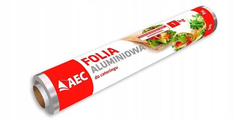 Folia aluminiowa mała WZÓR 30 CM 0,8kg a 1