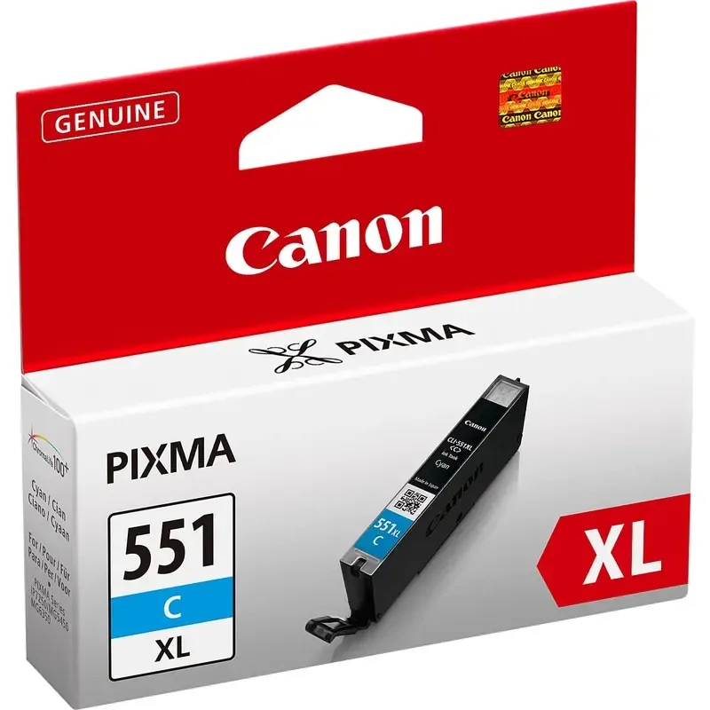 Kartridż Printé AC551XLC (Canon CLI-551CXL) cyan