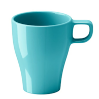 FÄRGRIK Kubek turkusowy 10 cm