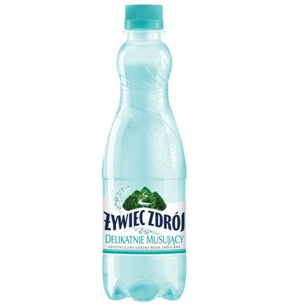 WODA ŻYWIEC ZDRÓJ DELIKATNY GAZ 500ML PET 12szt [ kaucja ]