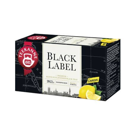 Herbata czarna Teekanne Black Label Lemon 20x1.65g KOP