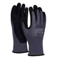 Rękawice DONAU SAFETY Flex-Dotted, kat. II, rozm. 10, szare