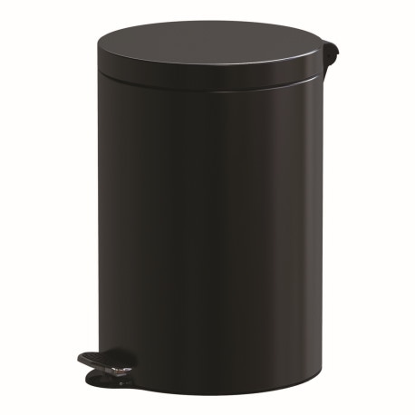 Kosz na śmieci ALDA FREEDOM FRESH, 20l, stal powlekana organicznie, czarny