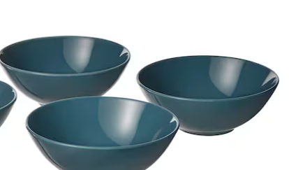 Miska ceramiczna   FARGRIK ciemnoturkusowa