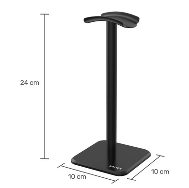 Stojak na słuchawki, czarny