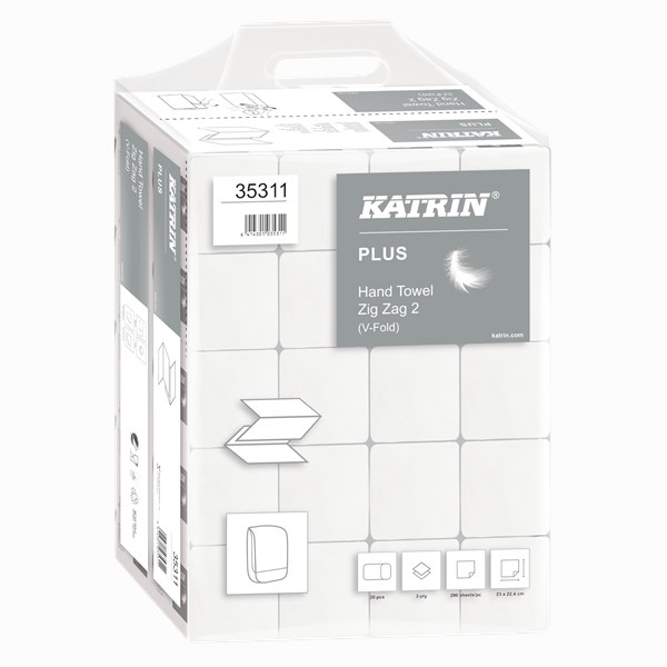 Ręcznik ZZ Katrin Plus Premium H3 35311 4000 2 war. biały
