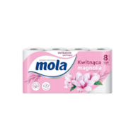 Papier toaletowy Mola white magnolia delikatnie pachnący 8 rol./opak.