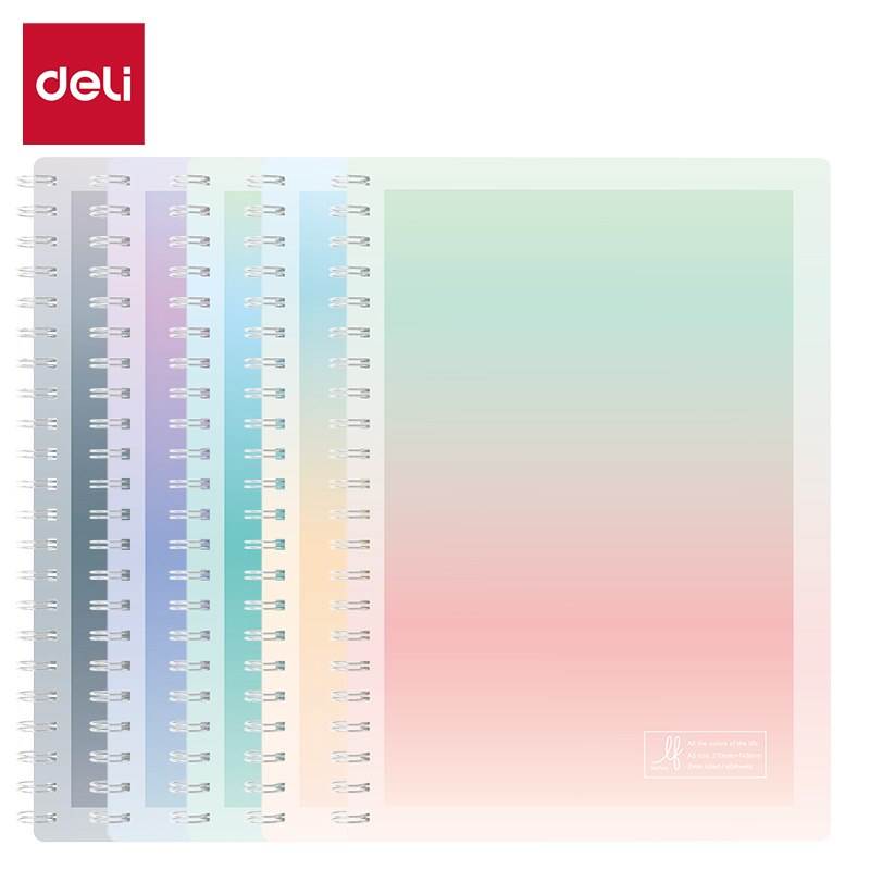 Kołonotatnik Deli Linfini EN406-A5 60 kartek linie