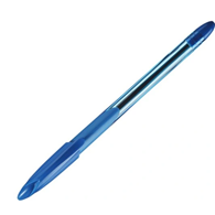 Długopis KEYROAD, 1,0mm, z miękkim uchwytem, pakowany na displayu, niebieski