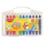 Kredki żelowe KEYROAD Smoozy Craft, 12sz., zmywalne, pudełko, mix kolorów