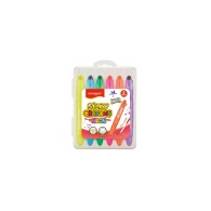 Kredki żelowe KEYROAD Smoozy Craft, 6sz., zmywalne, pudełko, mix kolorów