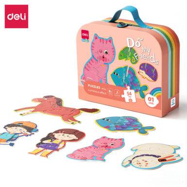 Puzzle Deli EH742 w walizce 54 el.
