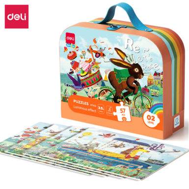 Puzzle Deli EH743 w walizce 57 el.