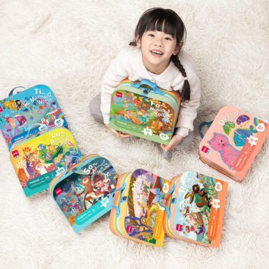 Puzzle Deli EH744 w walizce 89 el.