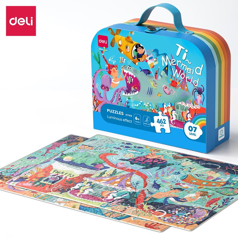Puzzle Deli EH748 w walizce 462 el.