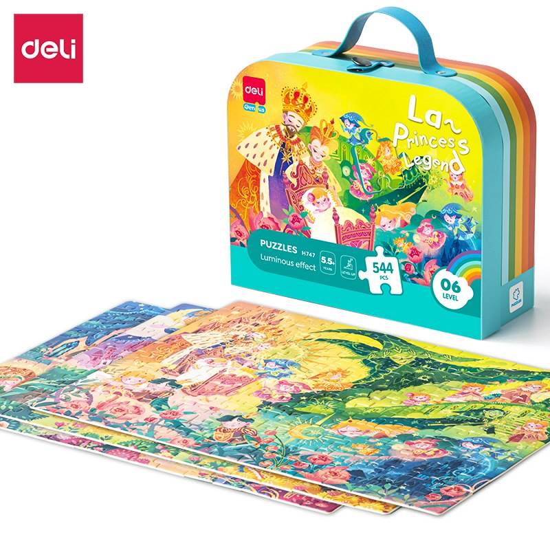 Puzzle Deli EH747 w walizce 544 el.