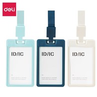 Holder Deli EF407, pionowy ze smyczą rozpinaną, 1szt