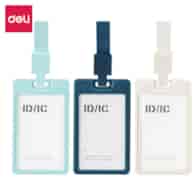 Holder Deli EF407, pionowy ze smyczą rozpinaną, 1szt