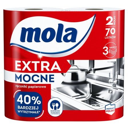 Ręcznik pap  kuch Mola Extra Mocne 2szt 3-warstwowy ,70 listków