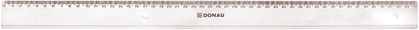Linijka DONAU, 50cm, transparentna