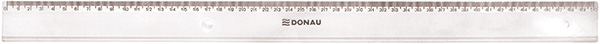 Linijka DONAU, 50cm, transparentna