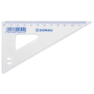 Ekierka DONAU, mała, 12cm, 60°, transparentna