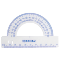 Kątomierz DONAU, 10cm, 180°, transparentny