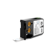 Dymo XTL laminowane opaski na kable 13/16  x 13/16  (21 mm x 21 mm) - czarne na białym