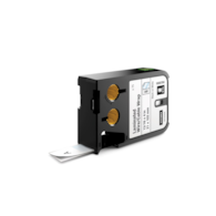 Dymo XTL laminowane opaski na kable 13/16  x 4  (21 mm x 102 mm) - czarne na białym