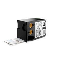 Dymo XTL laminowane opaski na kable 1-1/2  x 13/16  (38 mm x 21 mm) - czarne na białym